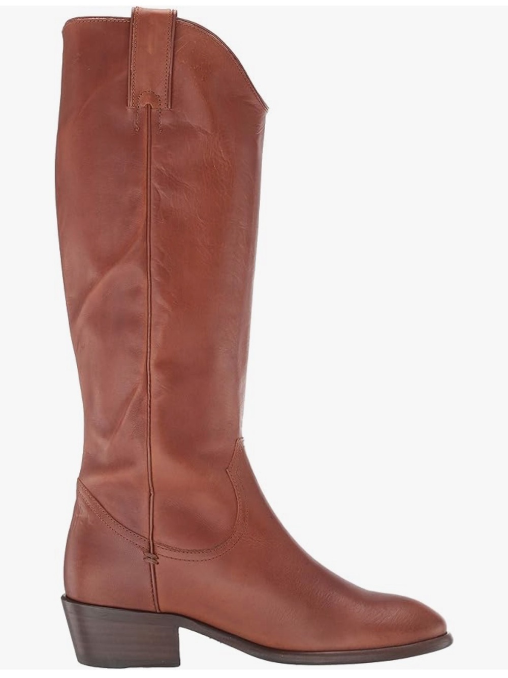 Frye Carson Pull On Women's Tall Cowgirl Leather Boots Molasses Western Vintage - Picture 7 of 16